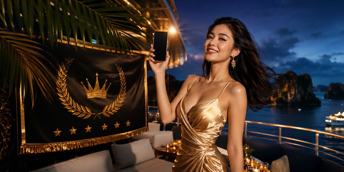Người chơi trải nghiệm nền tảng vnd6688 với khung cảnh vịnh Hạ Long