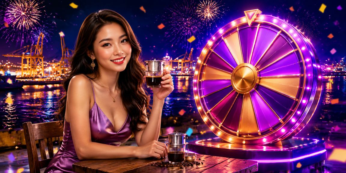 Người dùng tại Hải Phòng thực hiện giao dịch tài chính trực tuyến bên tách cà phê